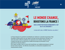 Tablet Screenshot of france-2020.com